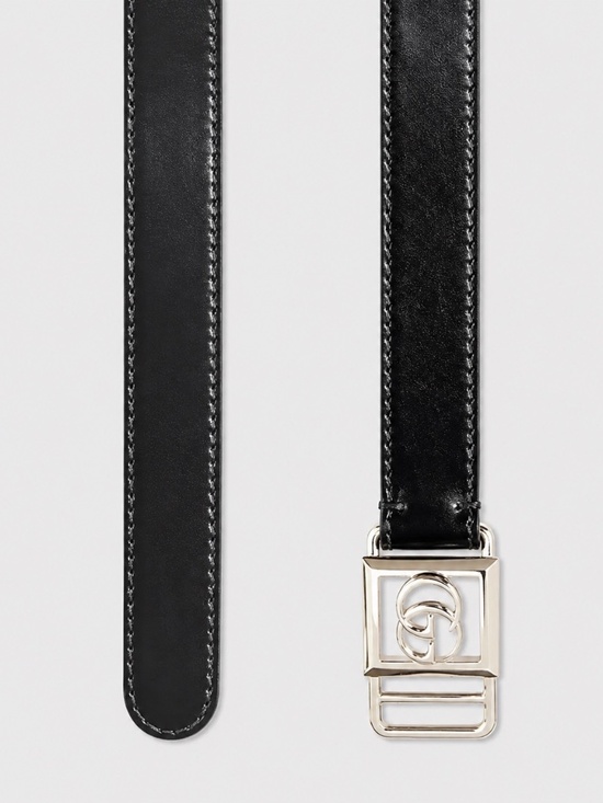 Gucci GG Leather Tie Belt size 90